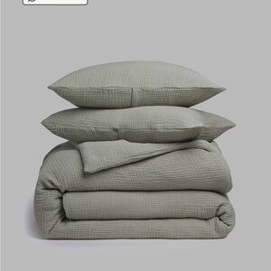 Parachute Organic Cloud Cotton Duvet Cover + 2 Shams + 2 Euro Shams